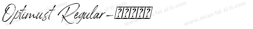 Optimust Regular字体转换